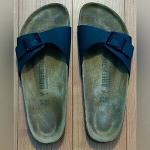 Birkenstock Madrid Birko Flor Black Women’s Size 8/39